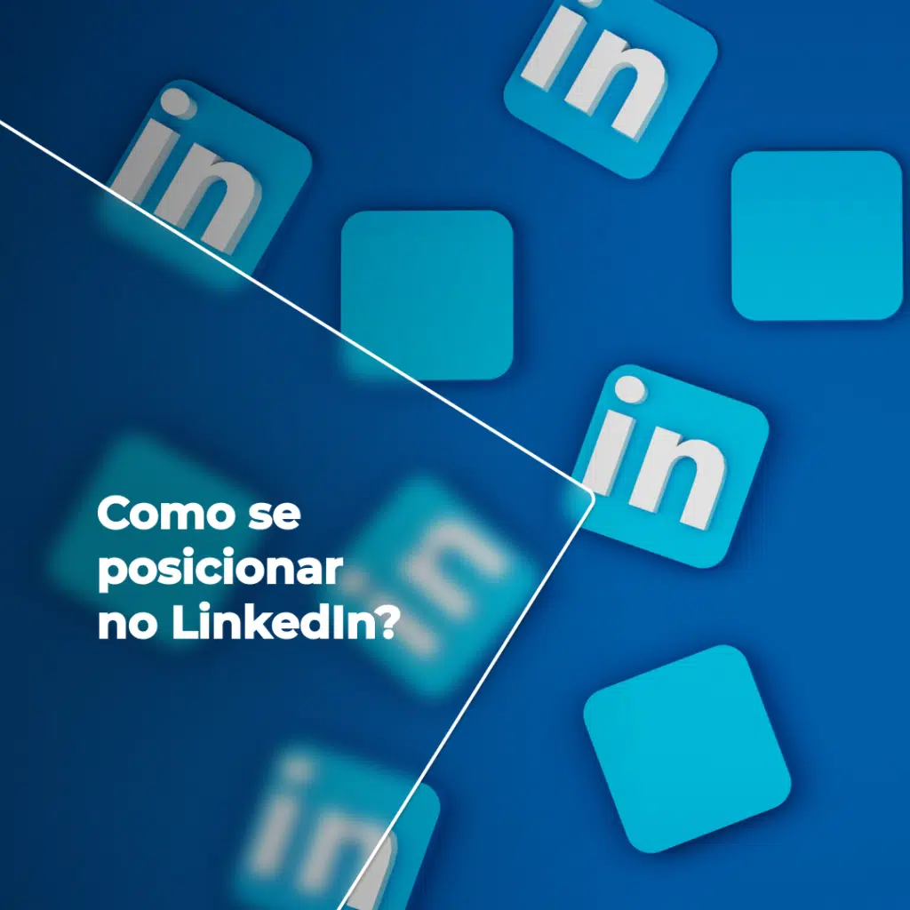 Imagenes cuadradas en 3D del símbolo de Linkedin.